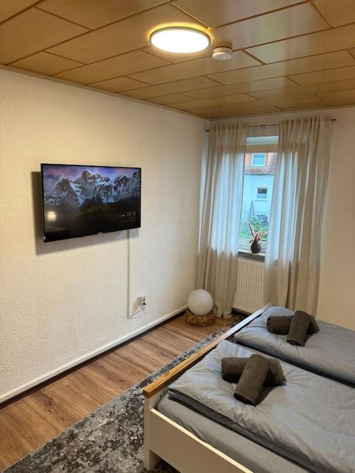 Gemuetliche Wohnung Naehe Alsfeld - Parkplatz Eksteriør billede